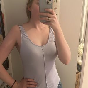 Free People Lavender Lace Tank